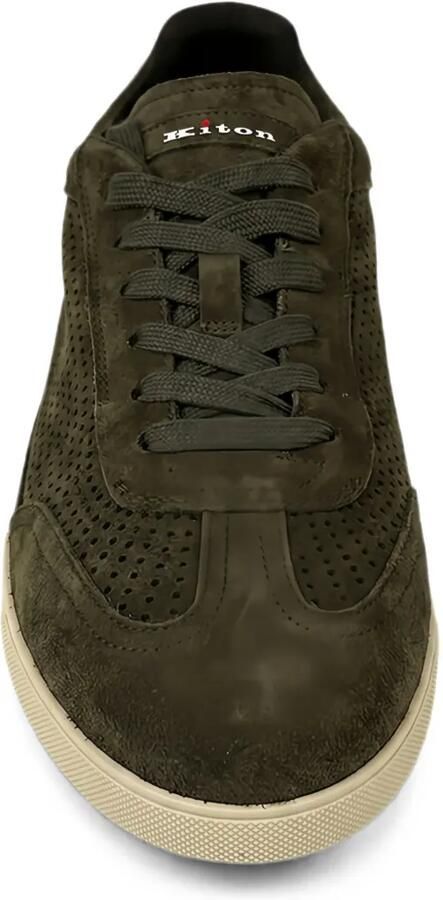 Kiton Geperforeerde sneakers Groen - Foto 2