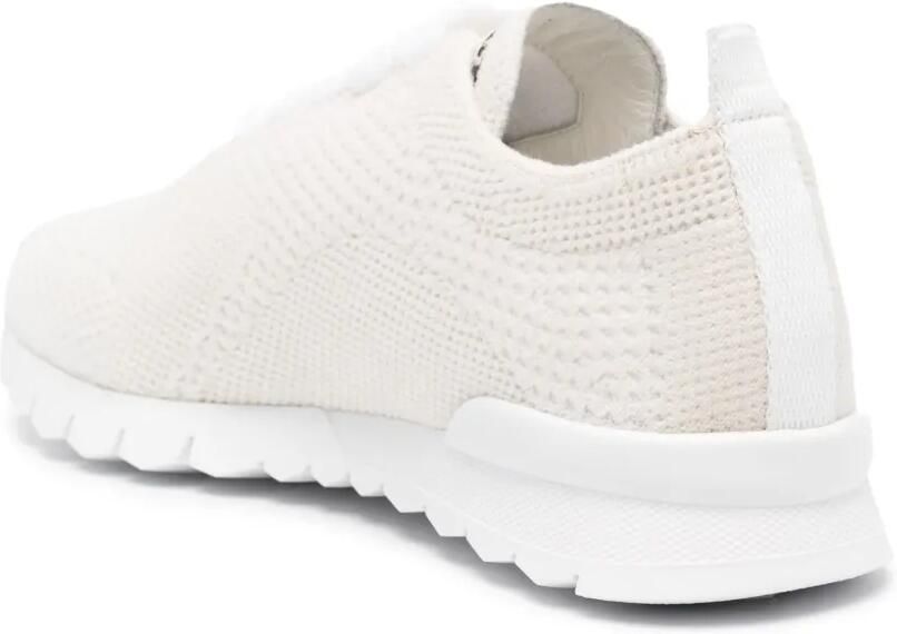 Kiton Hardloopschoenen met mesh Beige - Foto 3