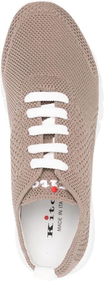 Kiton Hardloopschoenen met mesh Beige - Foto 3