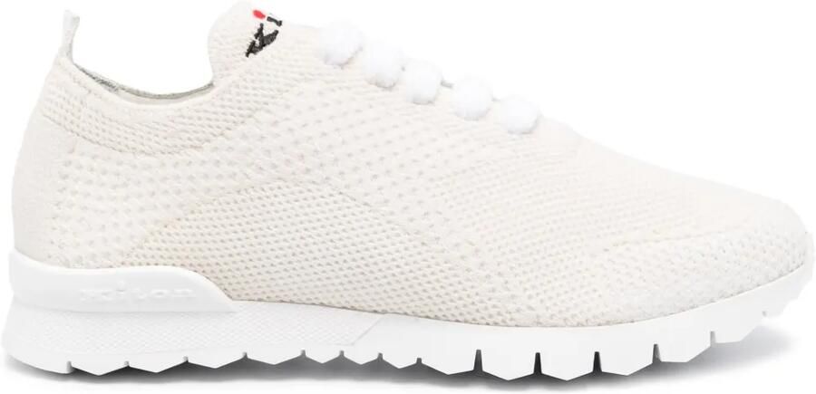 Kiton Hardloopschoenen met mesh Beige