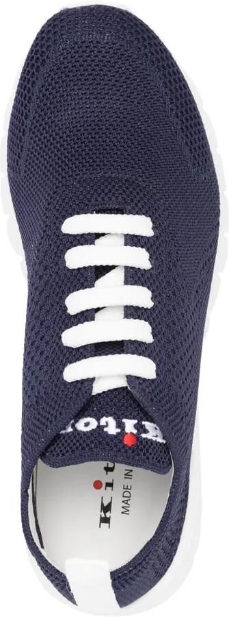 Kiton Hardloopschoenen met mesh Blauw - Foto 4