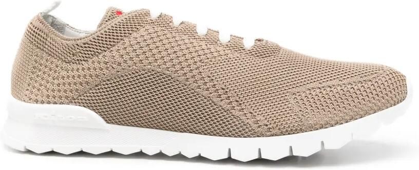 Kiton Gebreide sneakers Beige