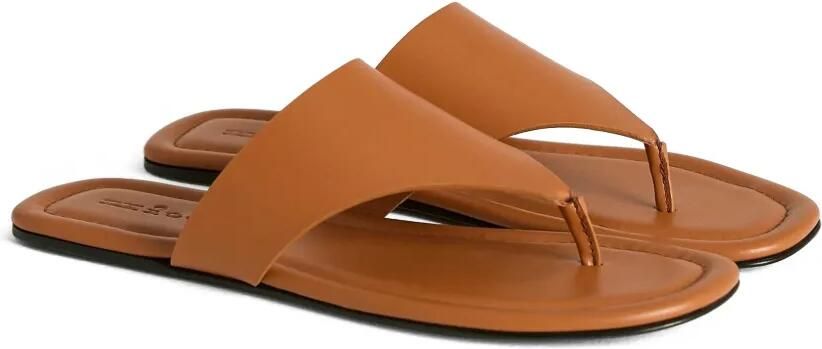Kiton leather thong sandals Bruin