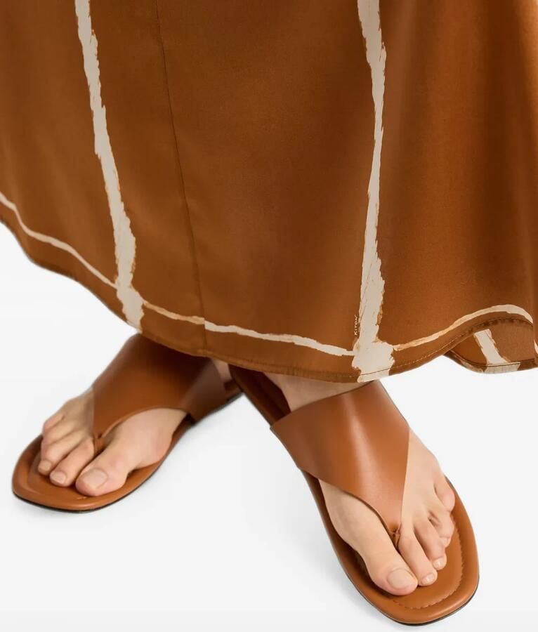 Kiton leather thong sandals Bruin - Foto 3