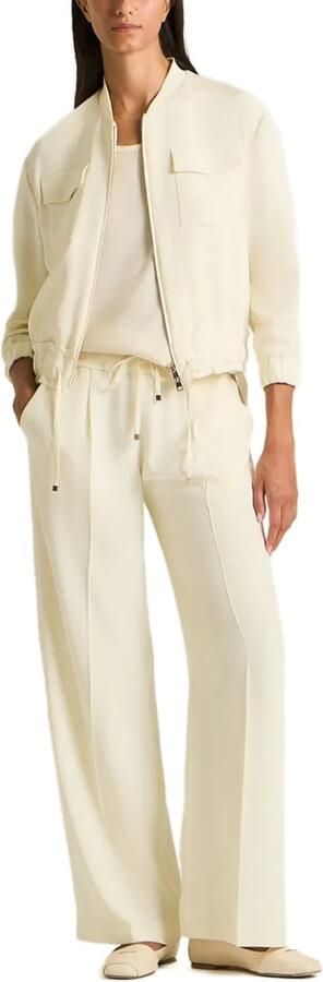 Kiton Leren ballerina's met logoplakkaat Beige - Foto 5