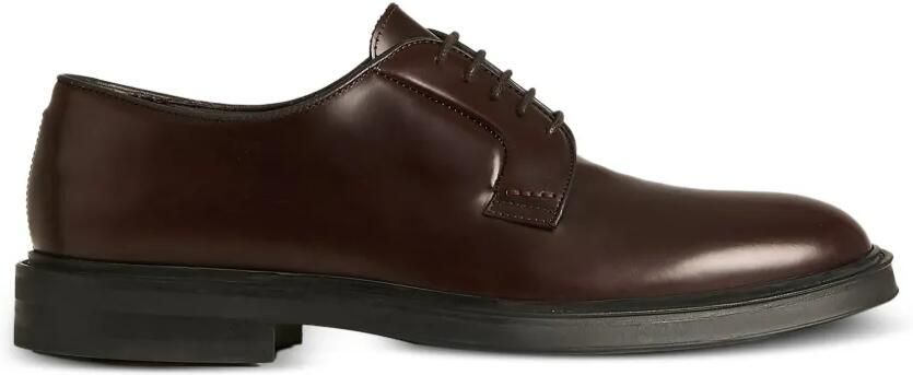 Kiton Leren Derby schoenen Rood