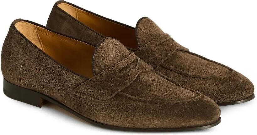 Kiton Leren loafers Bruin - Foto 5