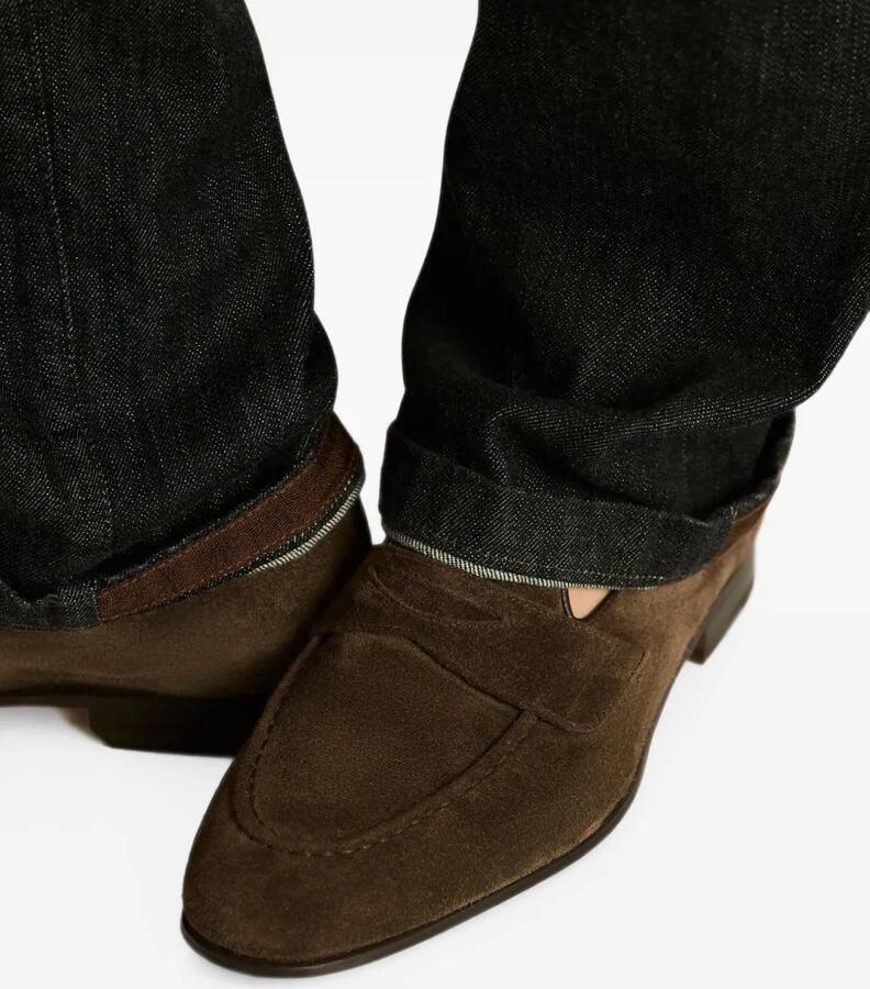 Kiton Leren loafers Bruin - Foto 2