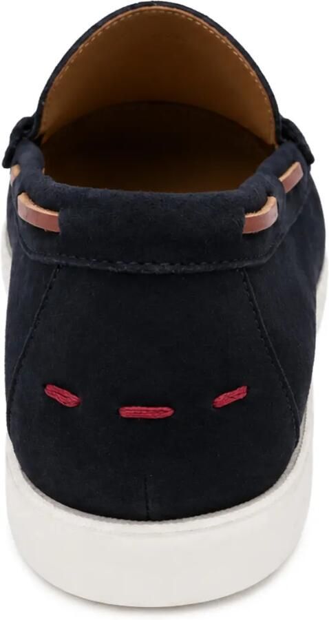 Kiton Leren loafers met suède afwerking Blauw - Foto 2