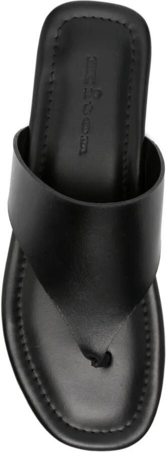 Kiton Leren sandalen Zwart - Foto 2