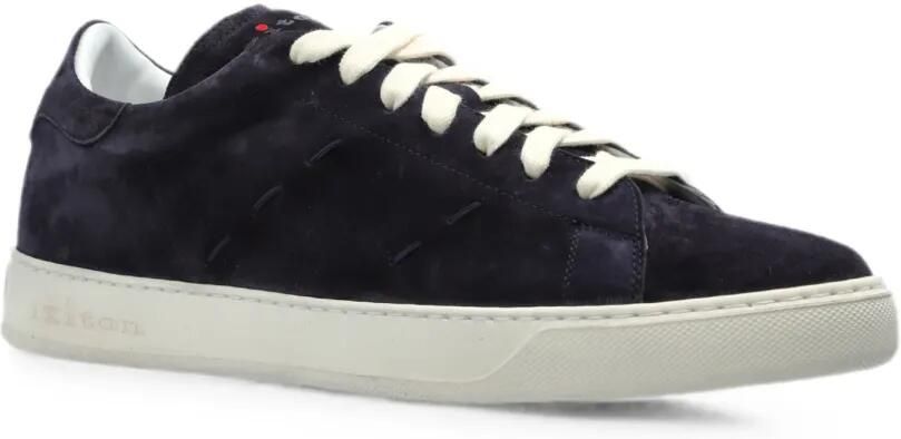 Kiton Leren sneakers Blauw - Foto 3