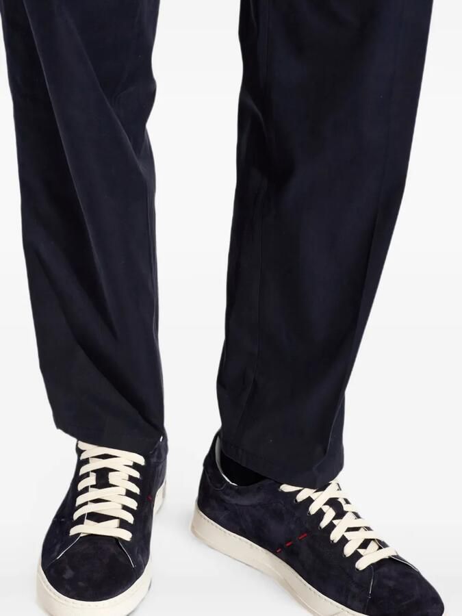 Kiton Leren sneakers Blauw - Foto 2