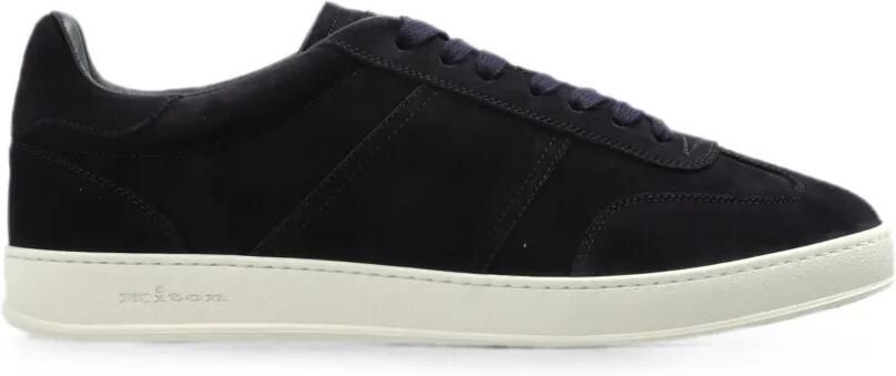 Kiton Leren sneakers Blauw