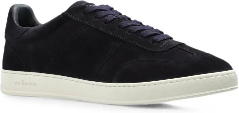 Kiton Leren sneakers Blauw - Foto 4