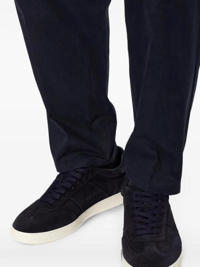 Kiton Leren sneakers Blauw - Foto 2
