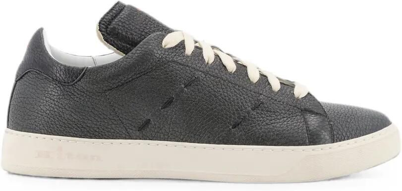 Kiton Leren sneakers Zwart