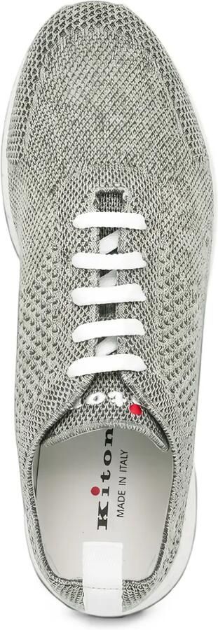 Kiton mesh-knit sneakers Grijs - Foto 4