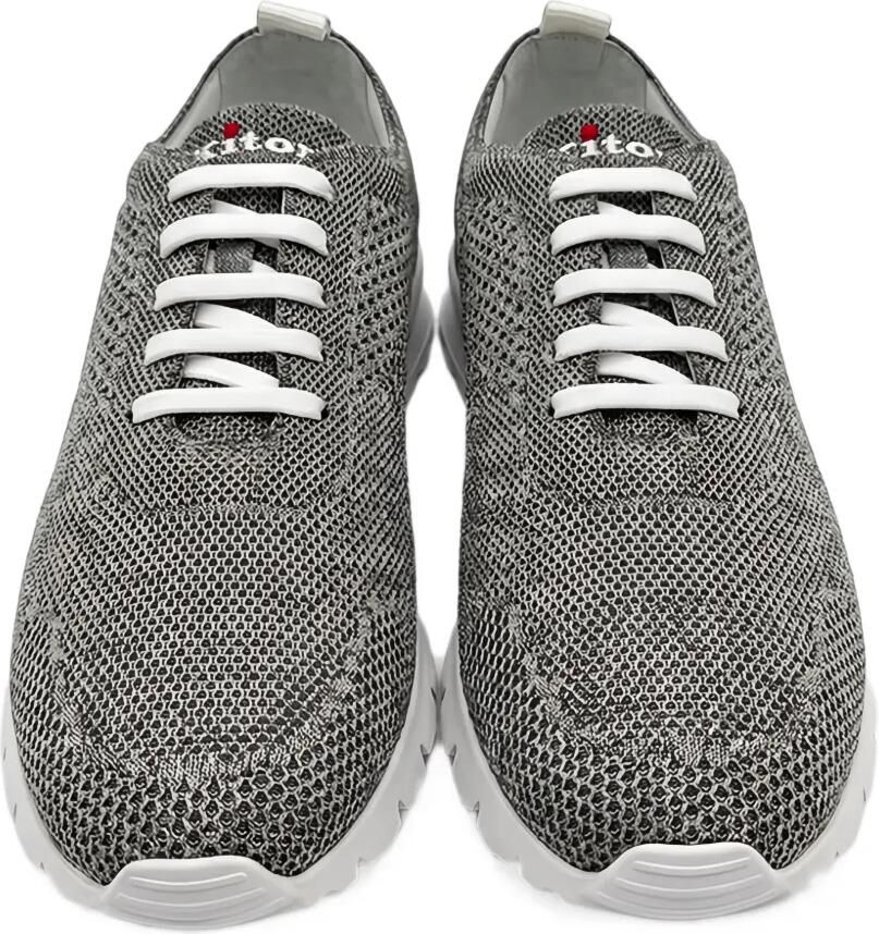 Kiton mesh-knit sneakers Grijs - Foto 2