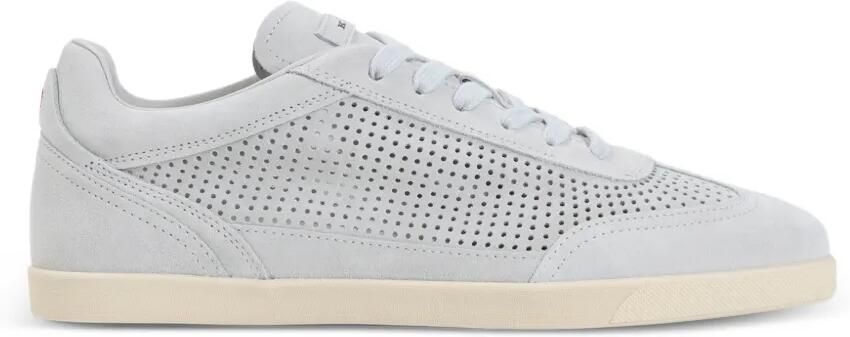 Kiton Openwork suède sneakers Grijs