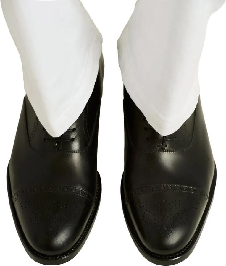 Kiton Oxford schoenen met brogue-detail Zwart - Foto 3