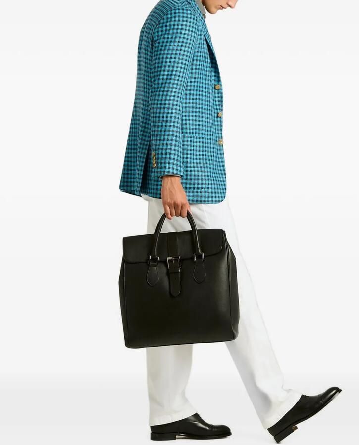 Kiton Oxford schoenen met brogue-detail Zwart - Foto 4