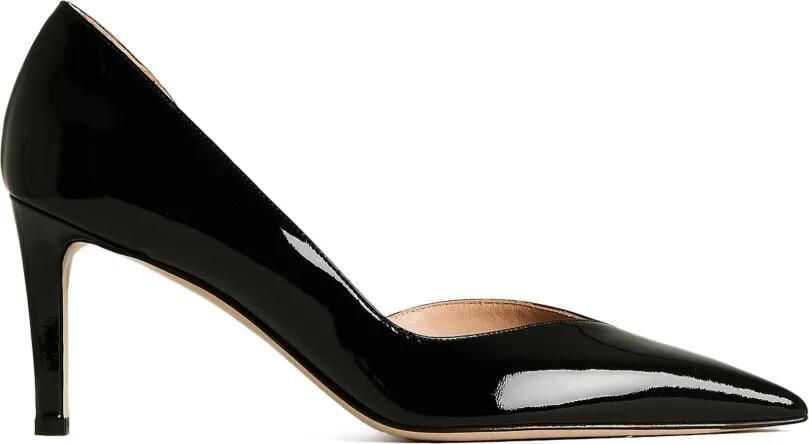 Kiton Lakleren pumps Zwart
