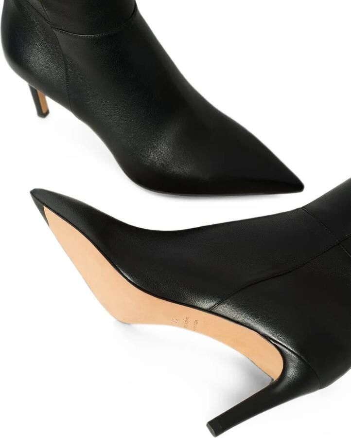 Kiton pointed-toe knee-high boots Zwart - Foto 2