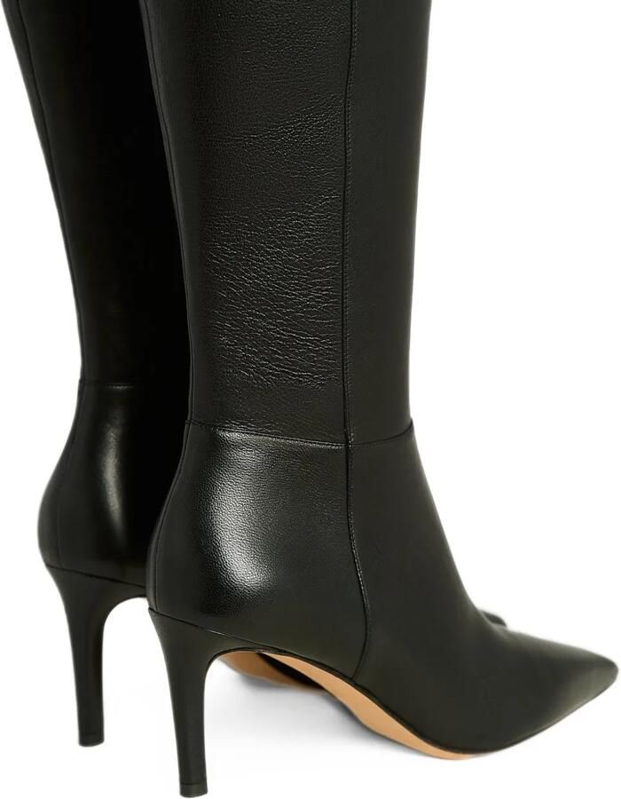 Kiton pointed-toe knee-high boots Zwart - Foto 3