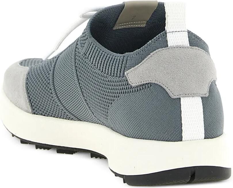 Kiton Slip-on sneakers met suède vlakken Blauw - Foto 2