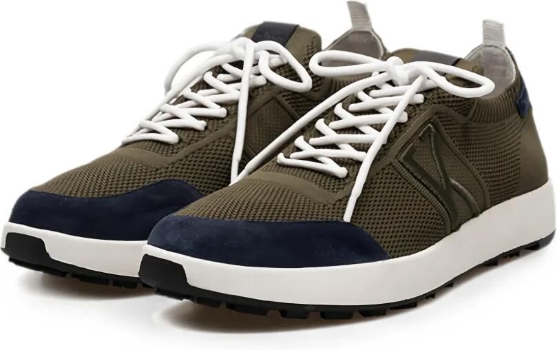 Kiton Sneakers met gebreide vlakken Groen - Foto 5