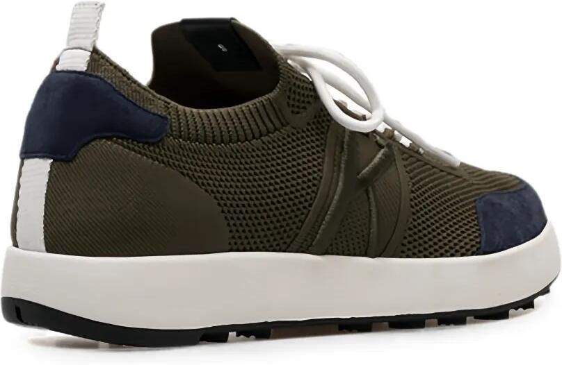 Kiton Sneakers met gebreide vlakken Groen - Foto 4