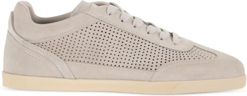 Kiton Sneakers met geperforeerde details Grijs