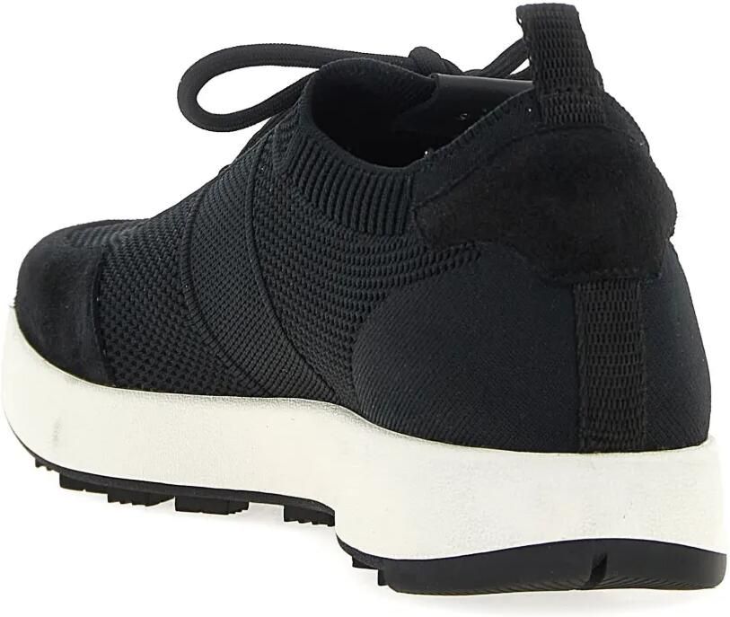 Kiton Sneakers met mesh vlak Zwart - Foto 3