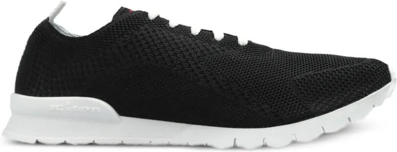 Kiton Sneakers met mesh Zwart