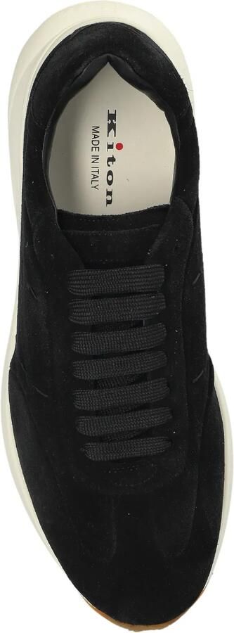 Kiton Sneakers met ronde neus Zwart - Foto 4