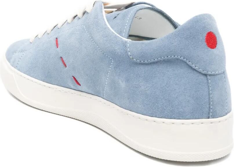 Kiton Sneakers met stikseldetail Blauw