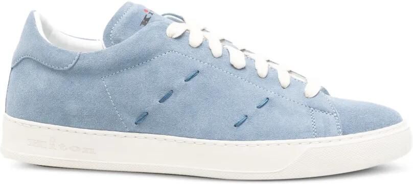 Kiton Sneakers met stikseldetail Blauw - Foto 4