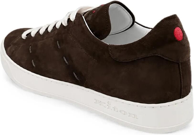 Kiton Sneakers met suède afwerking Bruin - Foto 4
