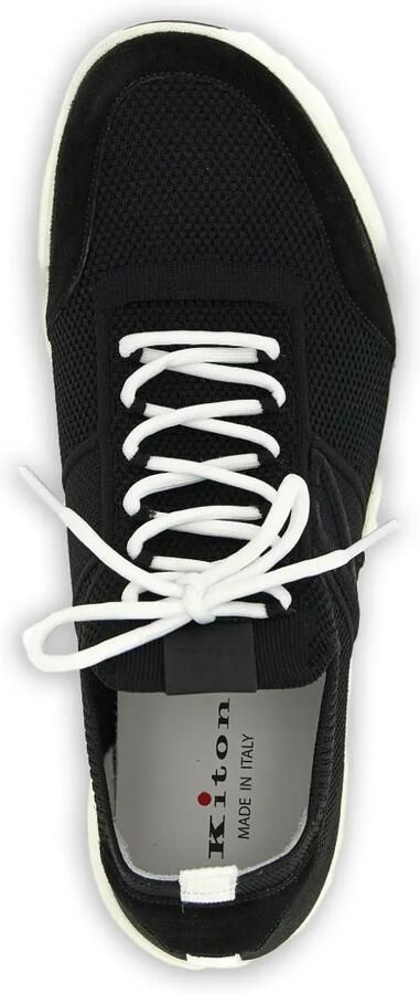 Kiton Sneakers met suède afwerking Zwart - Foto 4