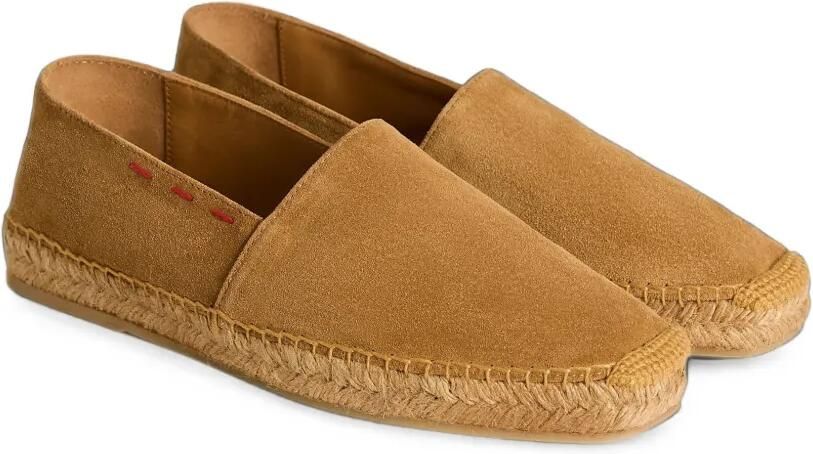Kiton Suède espadrilles Bruin - Foto 2