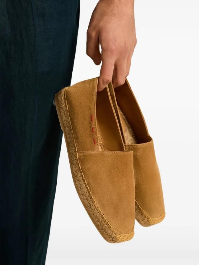 Kiton Suède espadrilles Bruin - Foto 5