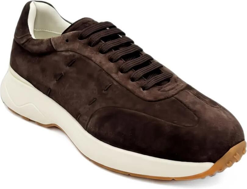 Kiton suede lace-up sneakers Bruin - Foto 3
