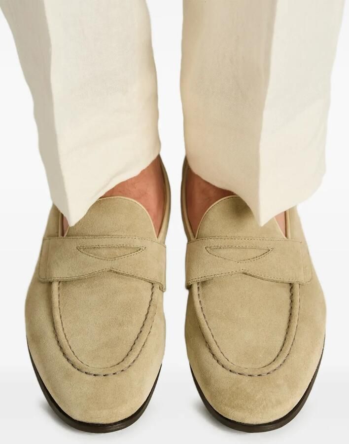 Kiton suede loafers Beige - Foto 4