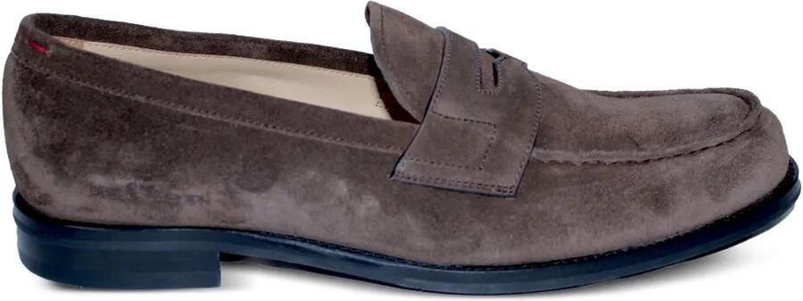Kiton Suède loafers Bruin