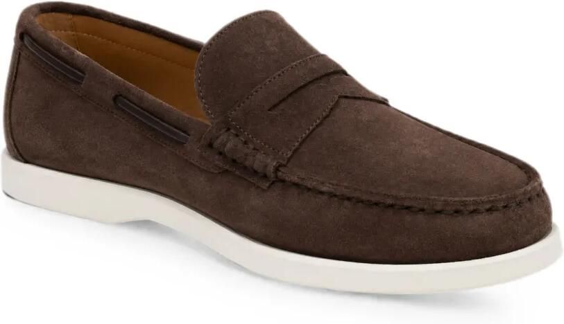 Kiton Suède loafers Bruin - Foto 3