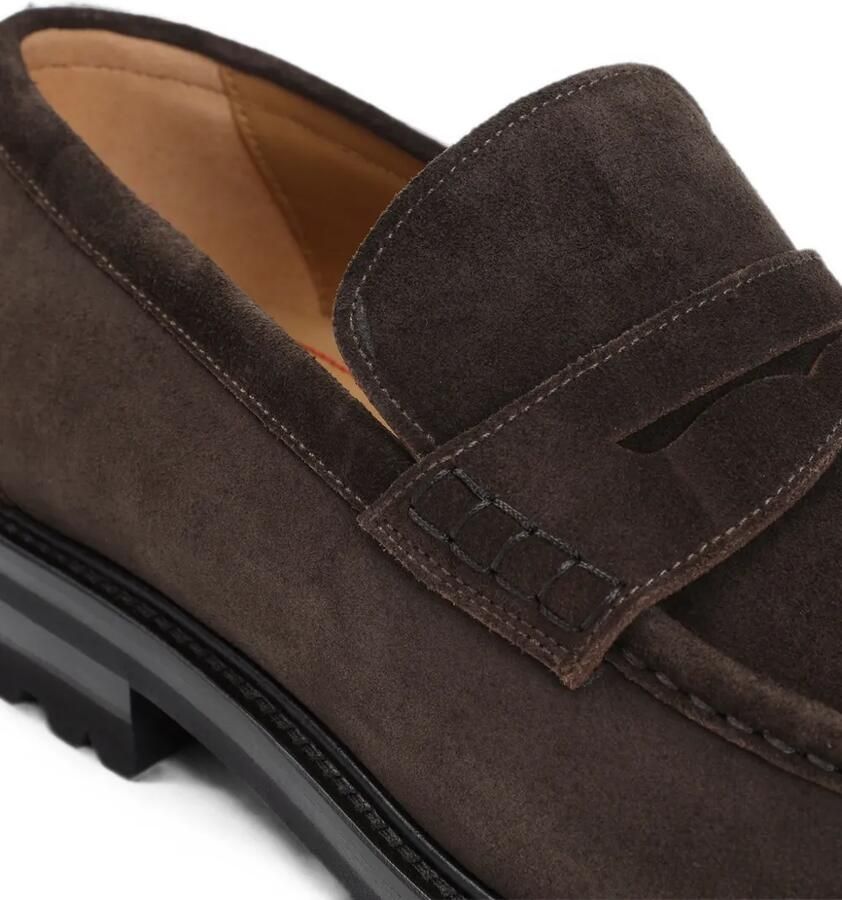 Kiton Suède loafers Bruin - Foto 2