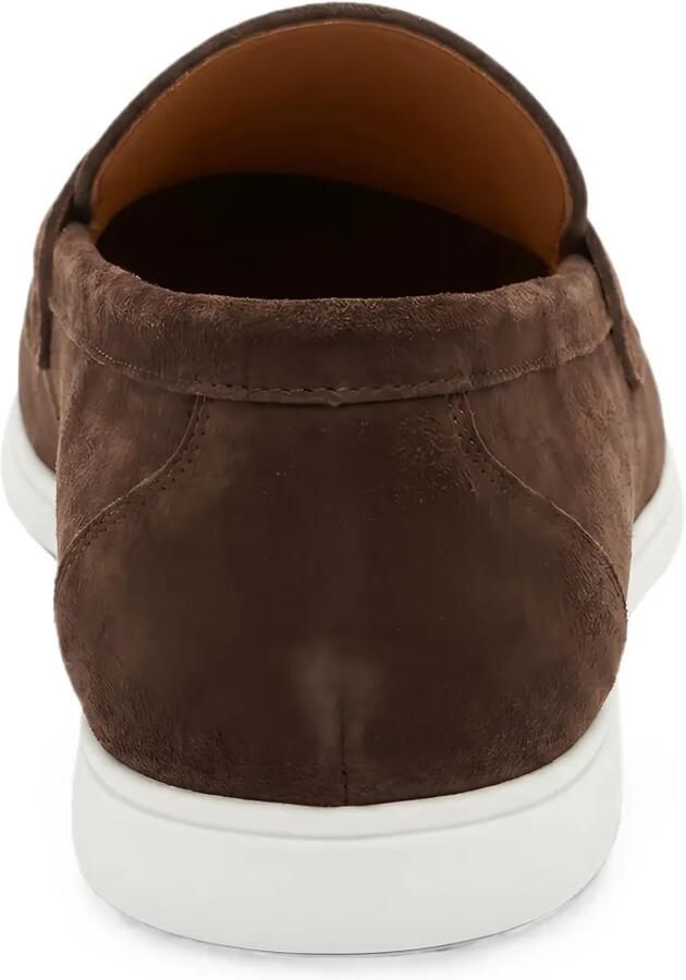 Kiton Suède loafers Bruin - Foto 3