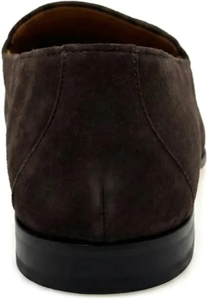 Kiton Suède loafers Bruin