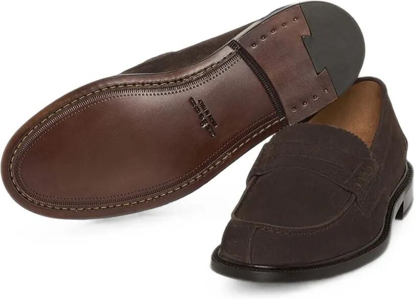 Kiton suede loafers Bruin - Foto 4