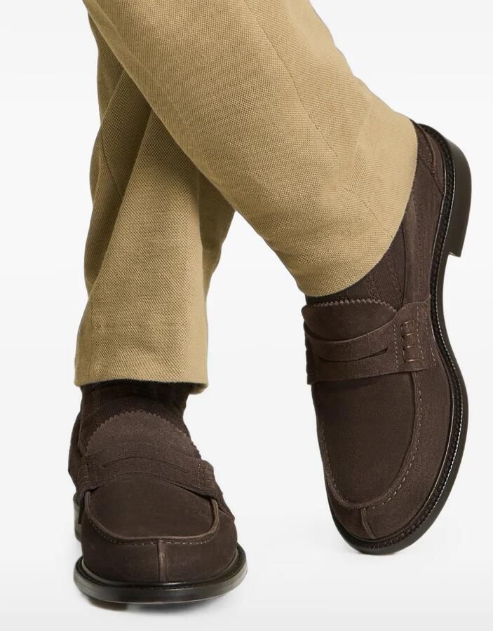Kiton suede loafers Bruin - Foto 2